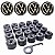Kit 20 Capa Parafuso Roda + Calotinha Polo Nivus Tcross Golf - Imagem 1