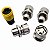 Kit Porca parafuso de roda Antifurto Cromado Corolla Fielder - Imagem 3