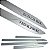 JG friso Tracker Prata Switchblade nome cromado alto relevo - Imagem 1