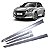 Friso Lateral Novo 208 Peugeot 2022  Cinza Artense Cor Orig - Imagem 1