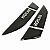 Emblemas Lateral Volks HIGHLINE preto nome cromado resinado - Imagem 2