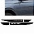Emblemas Lateral Volks HIGHLINE preto nome cromado resinado - Imagem 1
