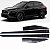 Jogo friso Lateral Corolla Cross preto infinito cor original - Imagem 1