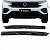 KIT MOLDURA APLIQUE PRETO BLACK PIANO GRADE T-CROSS 2025-26 - Imagem 1