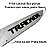 Jogo friso Tracker Prata Shark black edition RS Nome Preto - Imagem 2