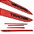Friso lateral Nova Tracker RS LT Vermelho Scarlet nome preto - Imagem 1