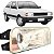 Farol Gol G1 quadrado 1991 a 1994 Esquerdo Lente vidro H4 - Imagem 1
