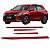 Friso lateral New Onix Plus Hatch Sedan Cor Vermelho Scarlet - Imagem 1