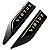 Emblemas Aplique Laterais Virtus Black Piano Chrome Delete - Imagem 2