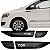 Emblemas Aplique Lateral Volks FOX Black Piano Chrome Delete - Imagem 1