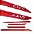 Friso Lateral Novo City Vermelho super nova logo Cromado - Imagem 1