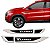 Kit Aplique Lateral Fiat TORO nome Resinado TAG cromada - Imagem 1