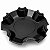 Calota Miolo Centro Roda S10 LTZ LT 17 18 19 20 Preto - Imagem 4