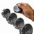 Jogo 4 Calotinhas tampinha 58mm Fit City Civic WR-V grafite - Imagem 1