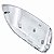 Capa Retrovisor Cromada Fiat Toro lado esquerdo 2022 a 2025 - Imagem 2