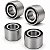 Kit 4 Rolamentos roda Diant / traz Montana Corsa Meriva - Imagem 1