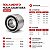 Kit 4 Rolamentos roda Diant / traz Montana Corsa Meriva - Imagem 2