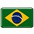 Adesivo da Bandeira BRASIL Resinado 8x5cm para carro e moto - Imagem 1