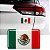 Adesivo da Bandeira MÉXICO Resinado 8x5cm para carro e moto - Imagem 2