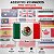Adesivo da Bandeira MÉXICO Resinado 8x5cm para carro e moto - Imagem 4