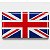 Adesivo da Bandeira INGLATERRA Resinado 8x5cm para carro e moto - Imagem 1