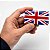 Adesivo da Bandeira INGLATERRA Resinado 8x5cm para carro e moto - Imagem 3