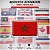 Adesivo Bandeira MARROCOS Resinado 8x5cm para carro e moto - Imagem 4