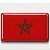 Adesivo Bandeira MARROCOS Resinado 8x5cm para carro e moto - Imagem 1