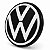 Calota centro roda VW Jetta Taos Black piano cromado 65MM Original - Imagem 3