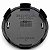 Jogo Calota centro roda Civic CRV 69mm Black Piano Cromado - Imagem 2
