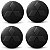 Jogo Calota centro roda Lancer ASX Outlander Black Piano 60mm - Imagem 1