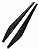 Friso Lateral Haval Preto HEMATITA Alto Relevo Black Piano - Imagem 4