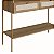 Aparador 2 Gavetas 103cm Pé Metal Oslo Artesano | Hanover/Dourado - Imagem 4