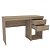 Mesa de escritório Malta 1,20m 2 gavetas (Preto/Branco/Castanho) - Imagem 9