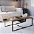 Mesa de Centro York Hanover/Preto Fosco - Imagem 2