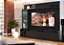 Painel Home Venezza para TV Até 60 Polegadas e Cristaleira - Preto - Imagem 2