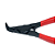 Alicate Curvo Para Anéis Externos 19-60MM - Imagem 3