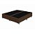 Base Box Casal Bipartido Santo Box Suede Marrom 40x138x188 - Imagem 1