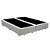 Base Box Casal Bipartido Santo Box Sintético Branco 40x138x188 - Imagem 1