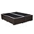 Base Box Casal Bipartido Santo Box Sintético Marrom 40x138x188 - Imagem 1