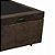 Base Box Baú Casal Santo Box Suede Marrom 47x138x188 - Imagem 3