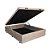 Base Box Baú Casal Santo Box Suede Bege 47x138x188 - Imagem 1