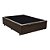 Base Box Baú Casal Santo Box Sintético Marrom 47x138x188 - Imagem 2