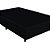 Base Box Casal Santo Box Suede Preto 40x138x188 - Imagem 2
