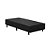 Base Box Solteiro Santo Box Suede Preto 40x78x188 - Imagem 1