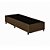 Base Box Solteiro Santo Box Suede Marrom 40x78x188 - Imagem 1