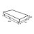 Base Box Solteiro Santo Box Suede Marrom 40x78x188 - Imagem 4