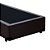 Base Box Solteiro Santo Box Sintético Marrom 40x78x188 - Imagem 2
