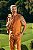 Terno 2 botões 2 aberturas com colete, Slim Fit - Cor: Laranja - Imagem 6