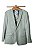 Terno 2 botões 2 aberturas, Slim Fit - LÃ FRIA Cor: Cinza - Imagem 1